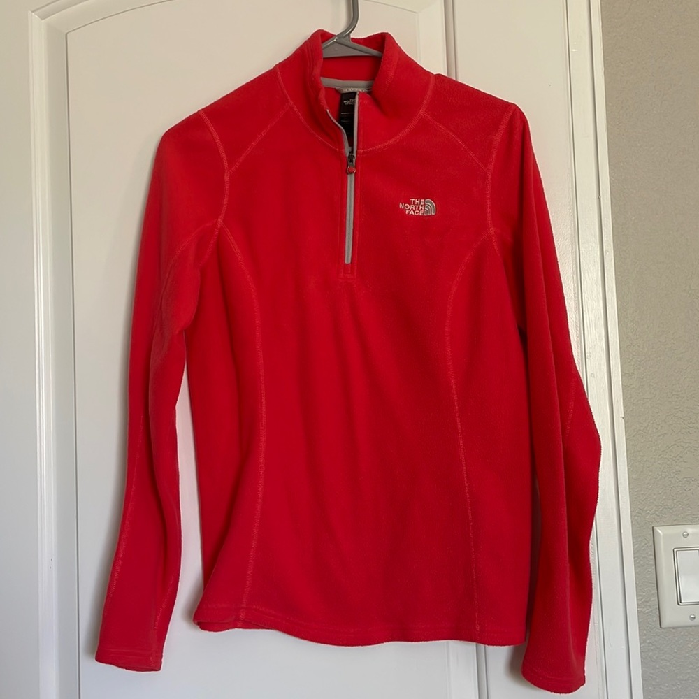 North Face Red Fleece Pullover